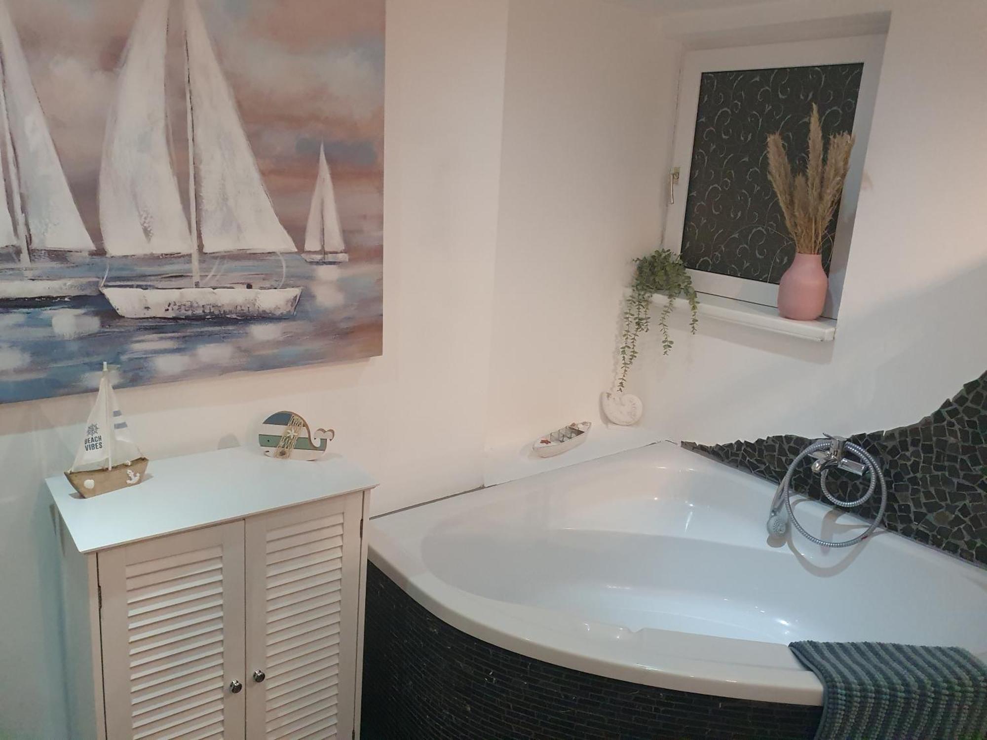 Charmante Haushaelfte Mit Garten Und Terrasse Flensbourg Chambre photo